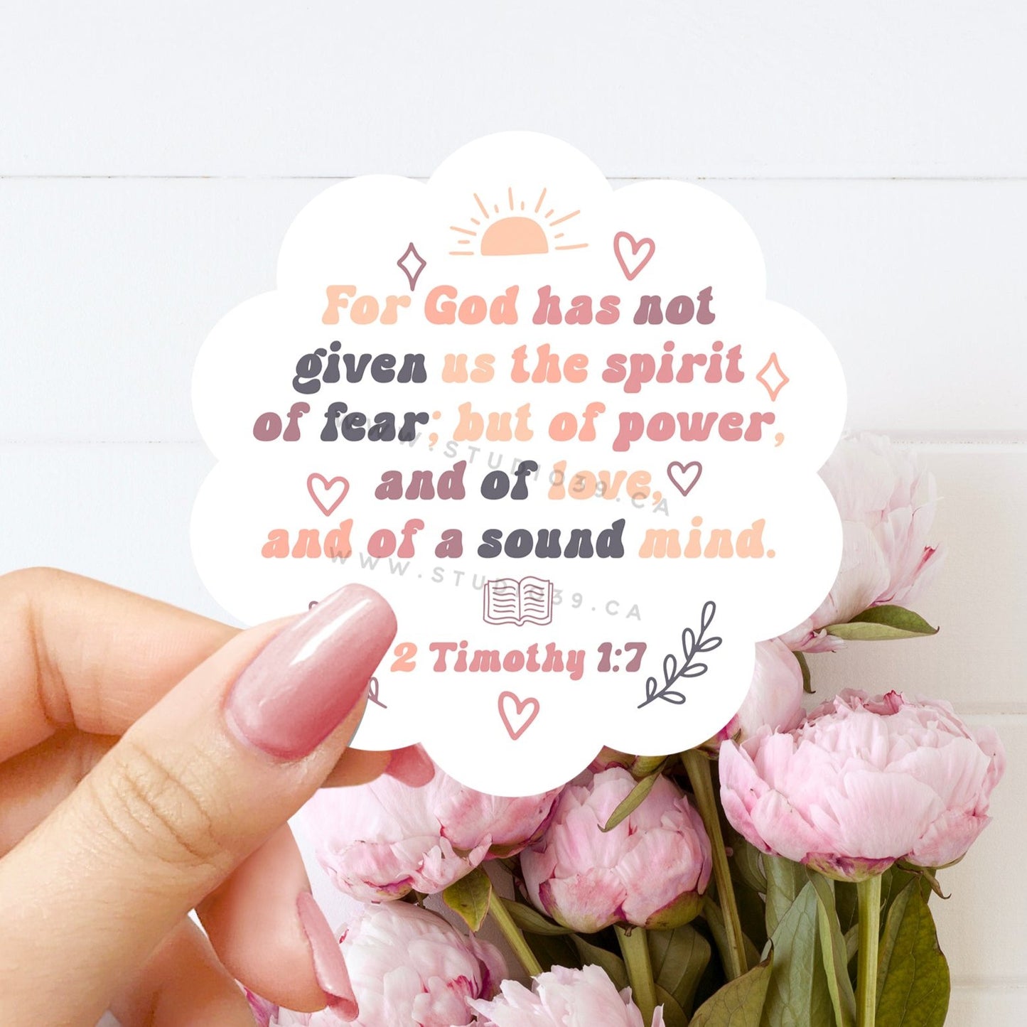 Studio39.shop_2_Timothy_1:7_Vinyl_Decal_Sticker_Scripture_Sticker_Bible_Verse_Sticker_Sticker_Flakes_Waterproof_Sticker_for_Water_Bottle_Laptop_and_Cups_cover_photo