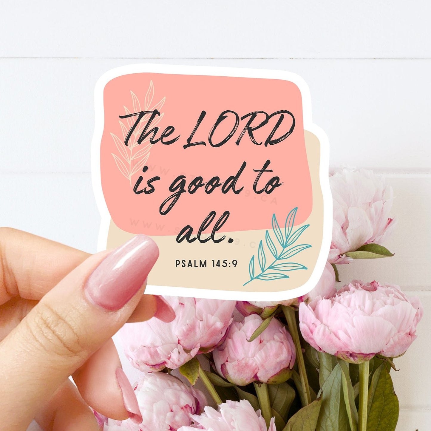 Studio39.shop_Psalm_145:9_Vinyl_Decal_Sticker_Scripture_Sticker_Bible_Verse_Sticker_Sticker_Flakes_Waterproof_Sticker_for_Water_Bottle_Laptop_and_Cups_cover_photo