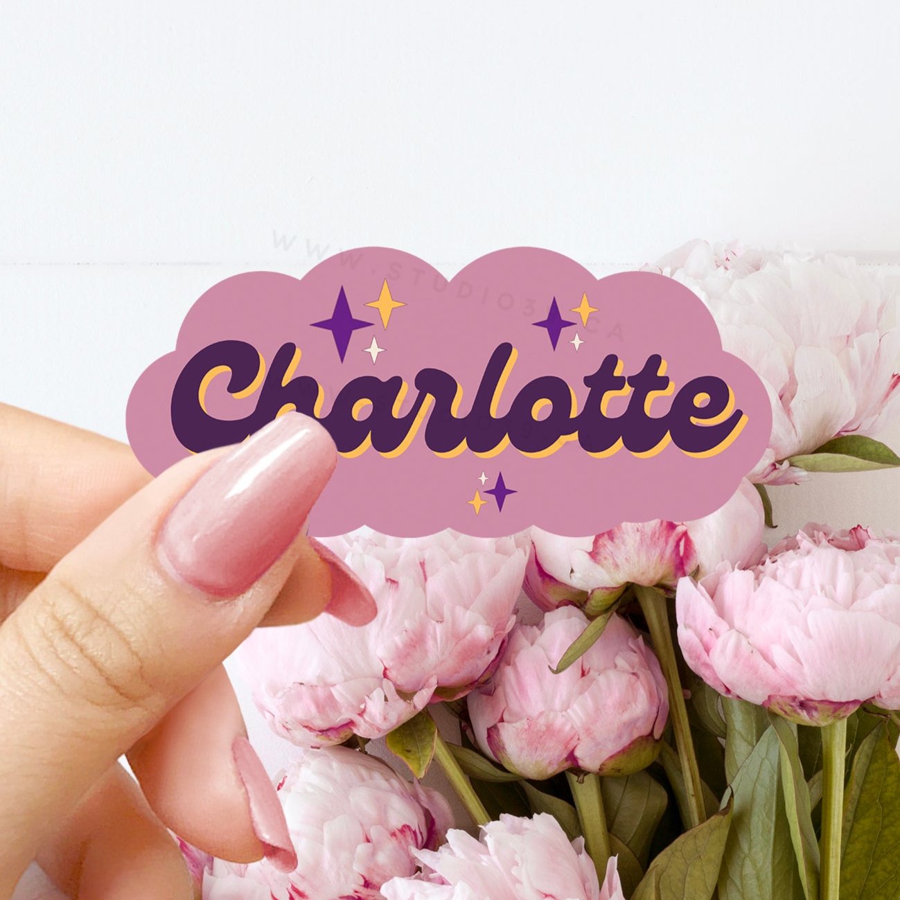 Personalized Name Stickers, Custom Stickers
