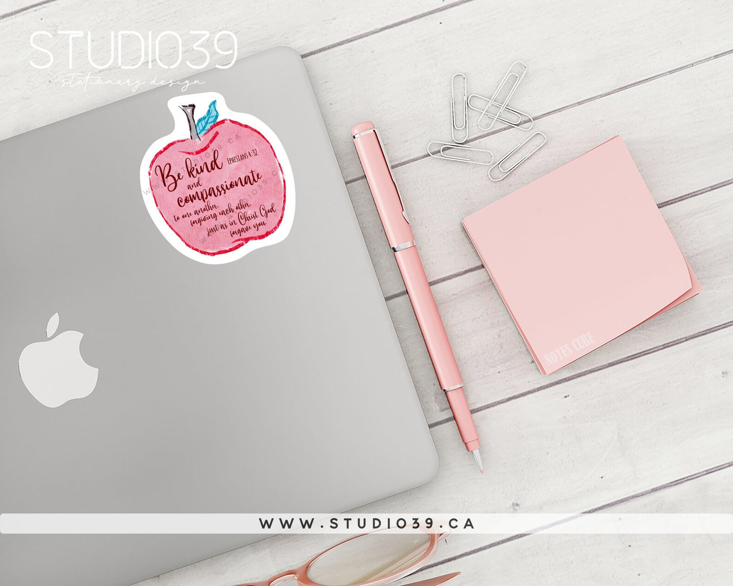 Ephesians 4:32 Vinyl Sticker, Christian Scripture & Bible Verse Stickers