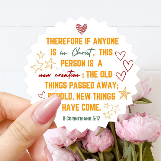 Studio39.shop_2_Corinthians_5:17_Vinyl_Decal_Sticker_Scripture_Sticker_Bible_Verse_Sticker_Sticker_Flakes_Waterproof_Sticker_for_Water_Bottle_Laptop_and_Cups_cover_photo