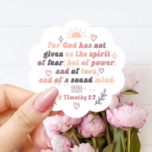 Studio39.shop_2_Timothy_1:7_Vinyl_Decal_Sticker_Scripture_Sticker_Bible_Verse_Sticker_Sticker_Flakes_Waterproof_Sticker_for_Water_Bottle_Laptop_and_Cups_cover_photo