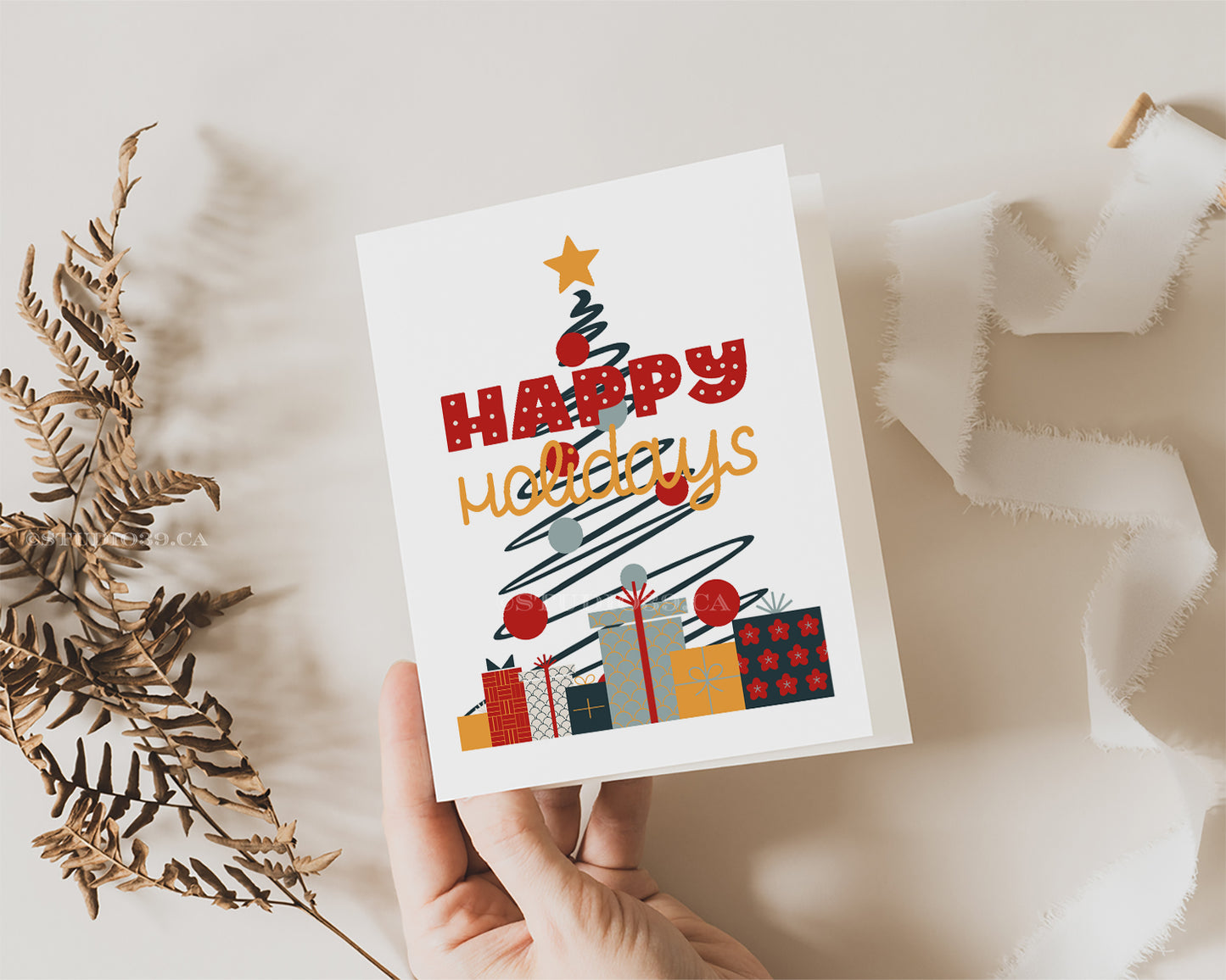 Happy Holidays, Christmas Cards, Greeting Cards, Seasonal and Holiday Cards