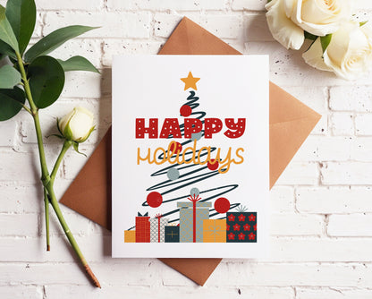 Happy Holidays, Christmas Cards, Greeting Cards, Seasonal and Holiday Cards