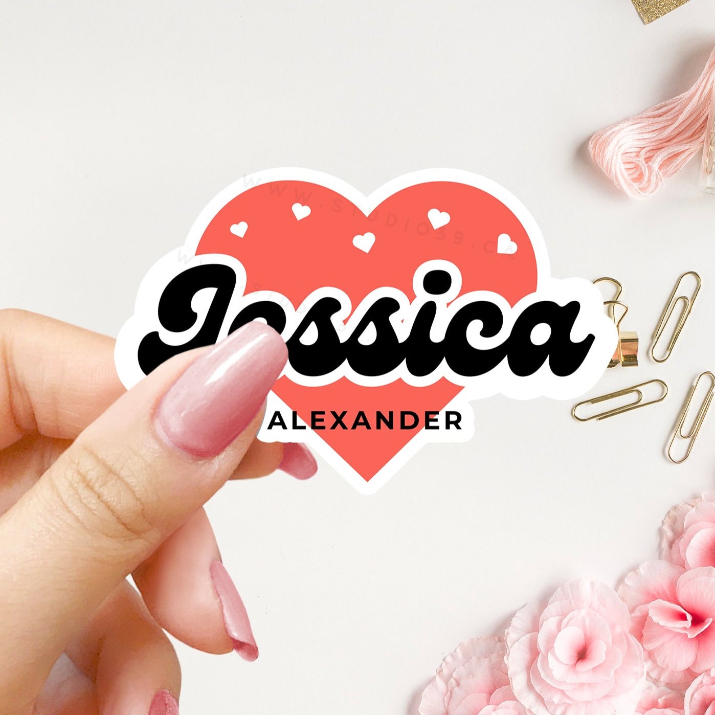 Personalized Name Stickers, Custom Stickers