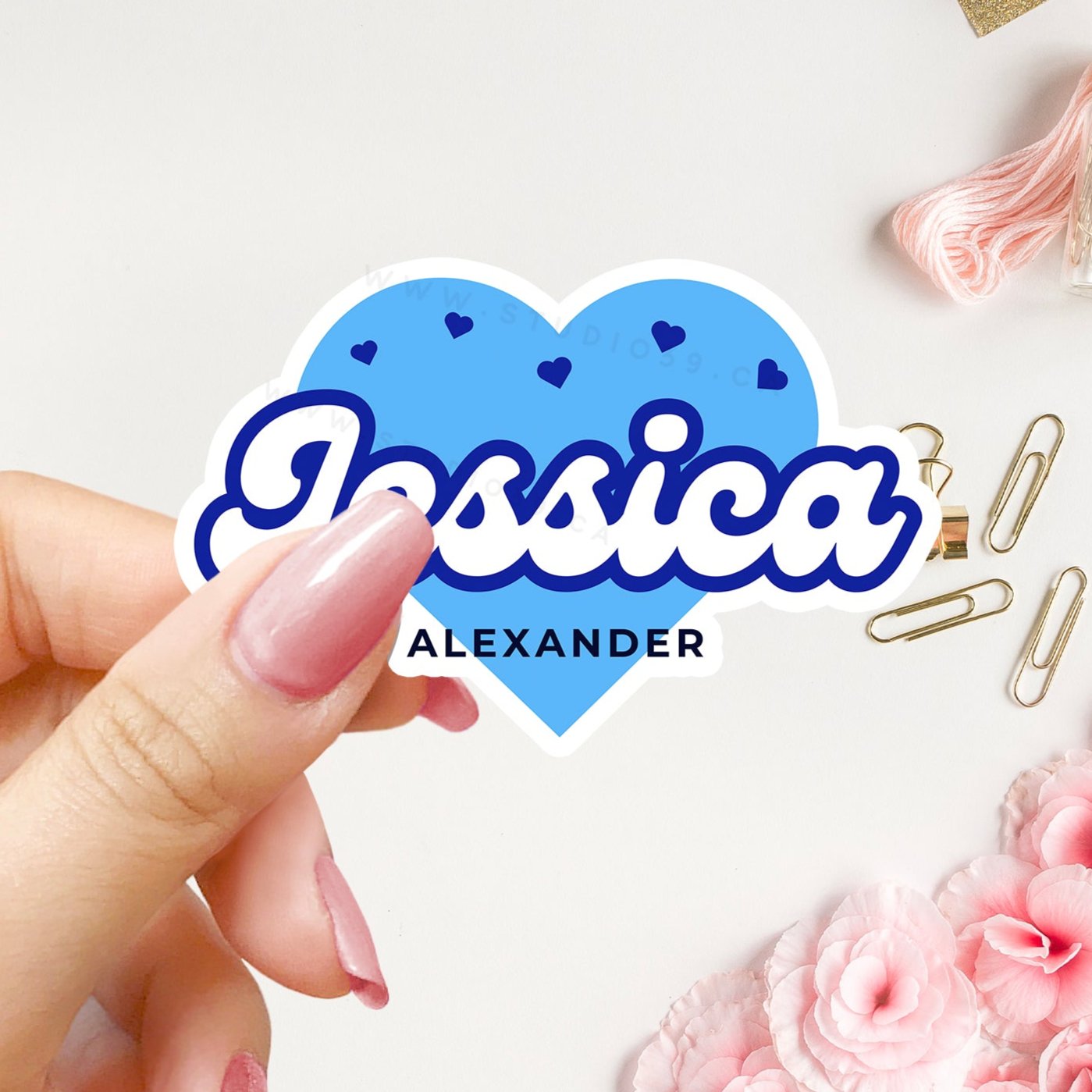 Personalized Name Stickers, Custom Stickers