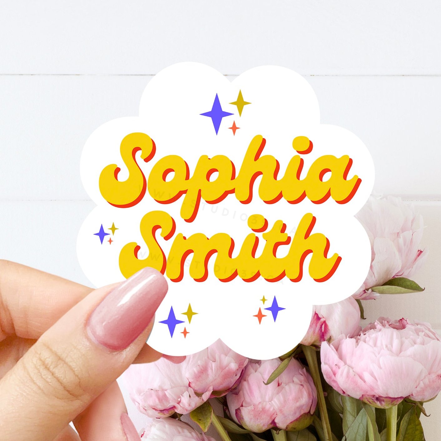 Personalized Name Stickers, Custom Stickers