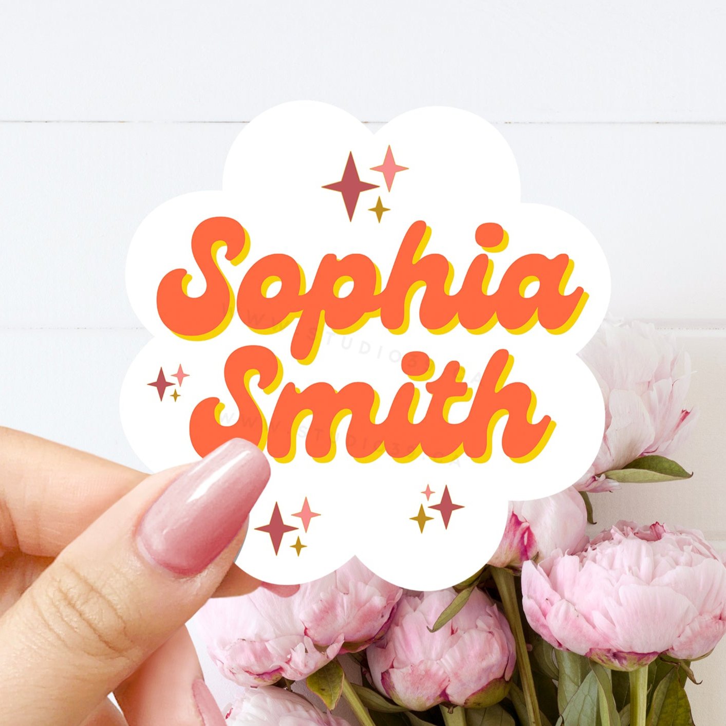 Personalized Name Stickers, Custom Stickers