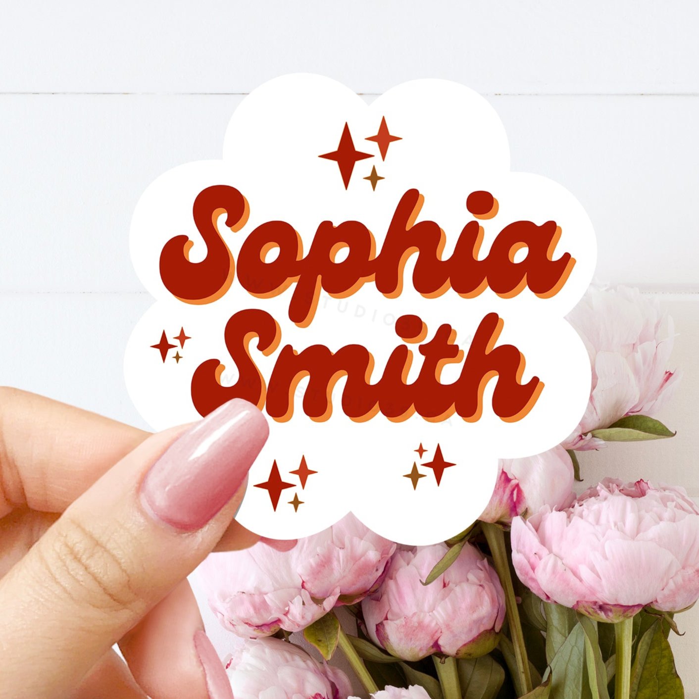 Personalized Name Stickers, Custom Stickers