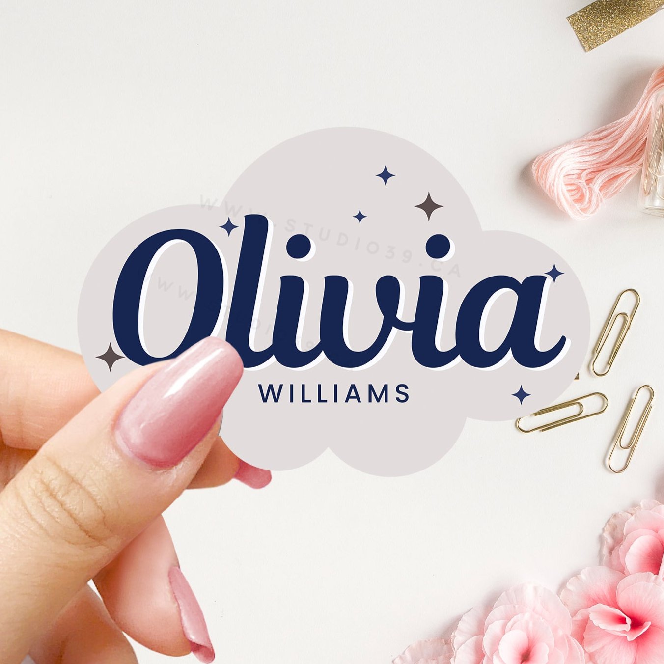 Personalized Name Stickers, Custom Stickers