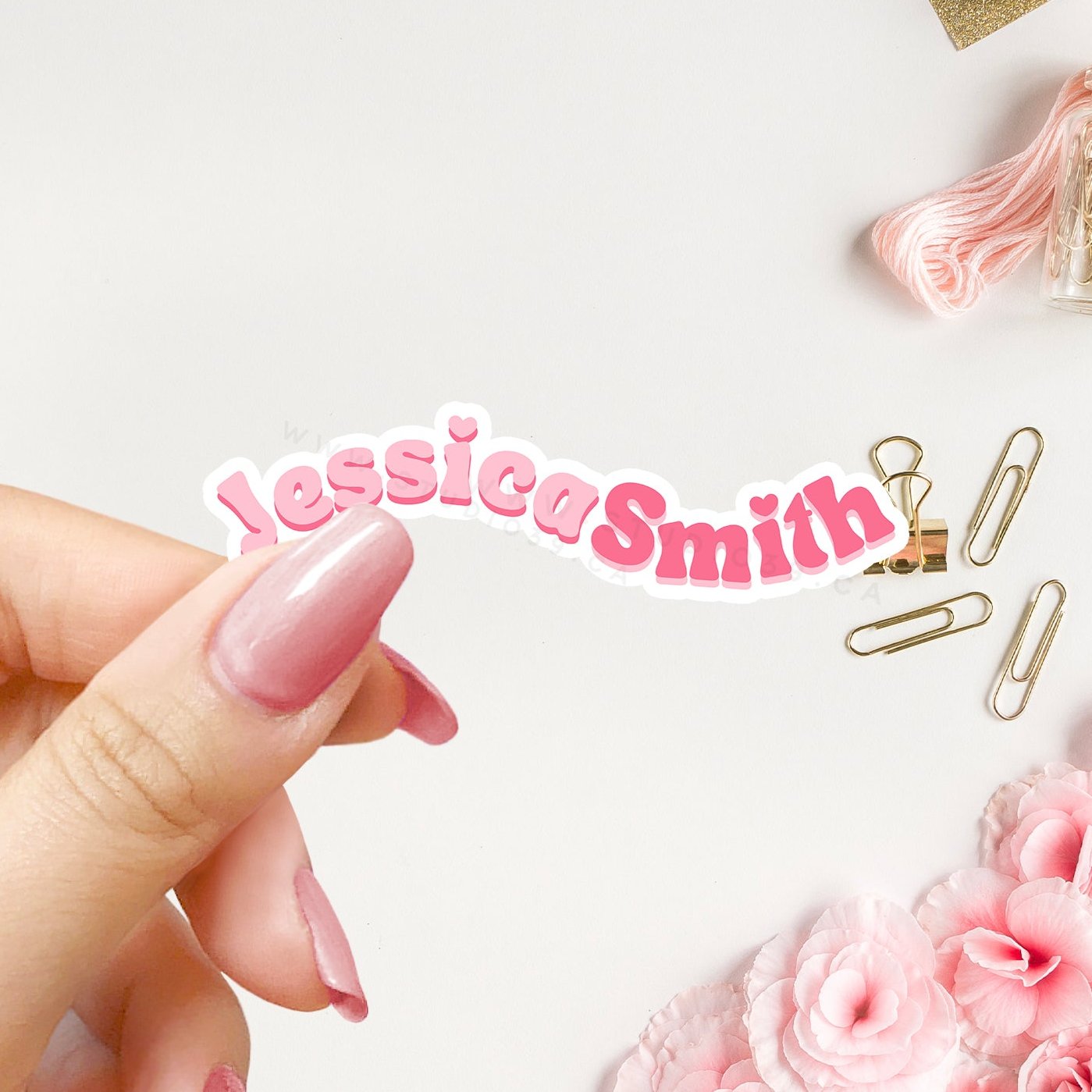 Personalized Name Stickers, Custom Stickers