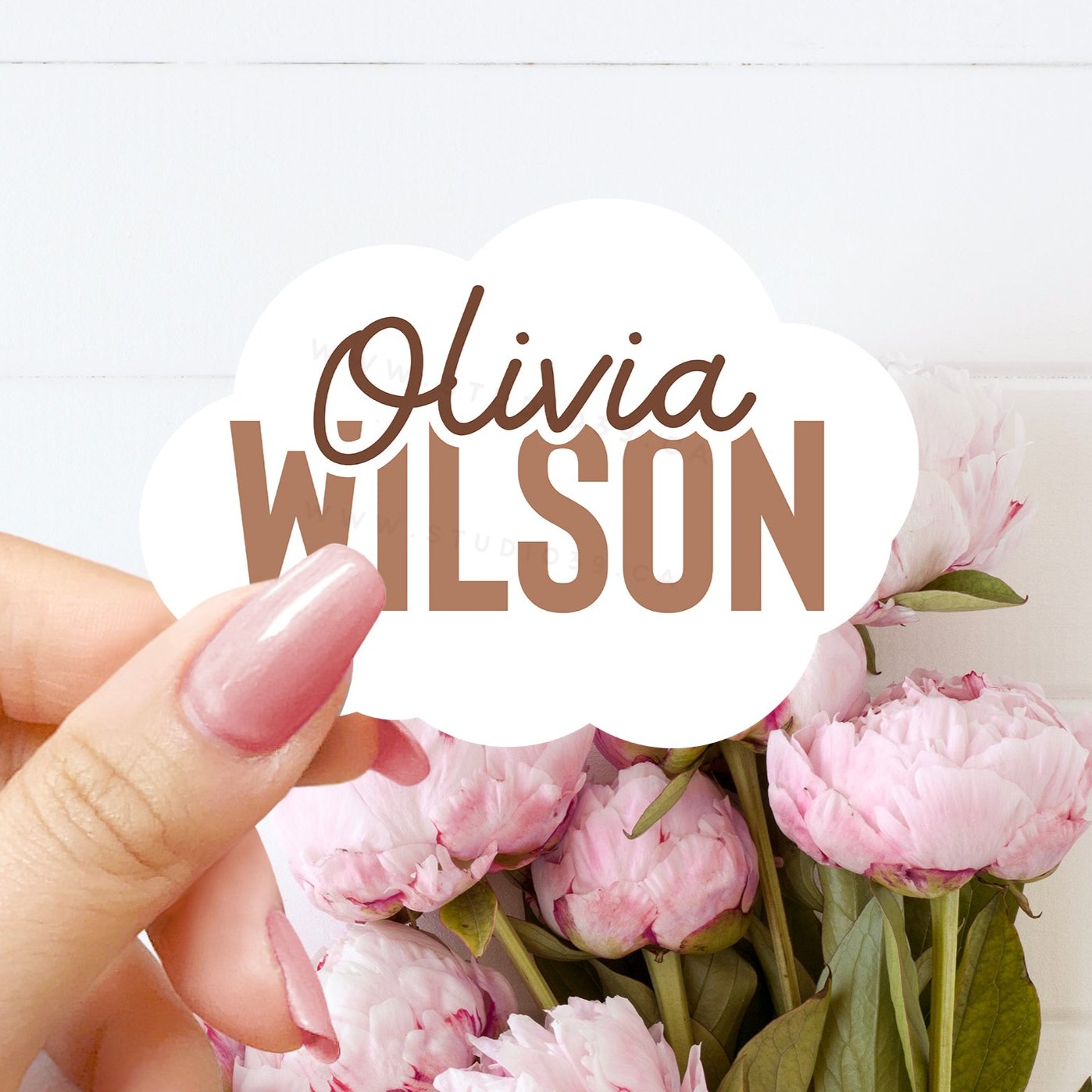 Personalized Name Stickers, Custom Stickers