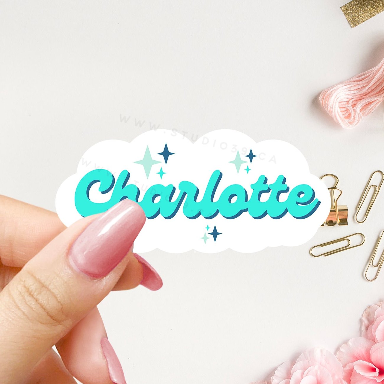 Personalized Name Stickers, Custom Stickers