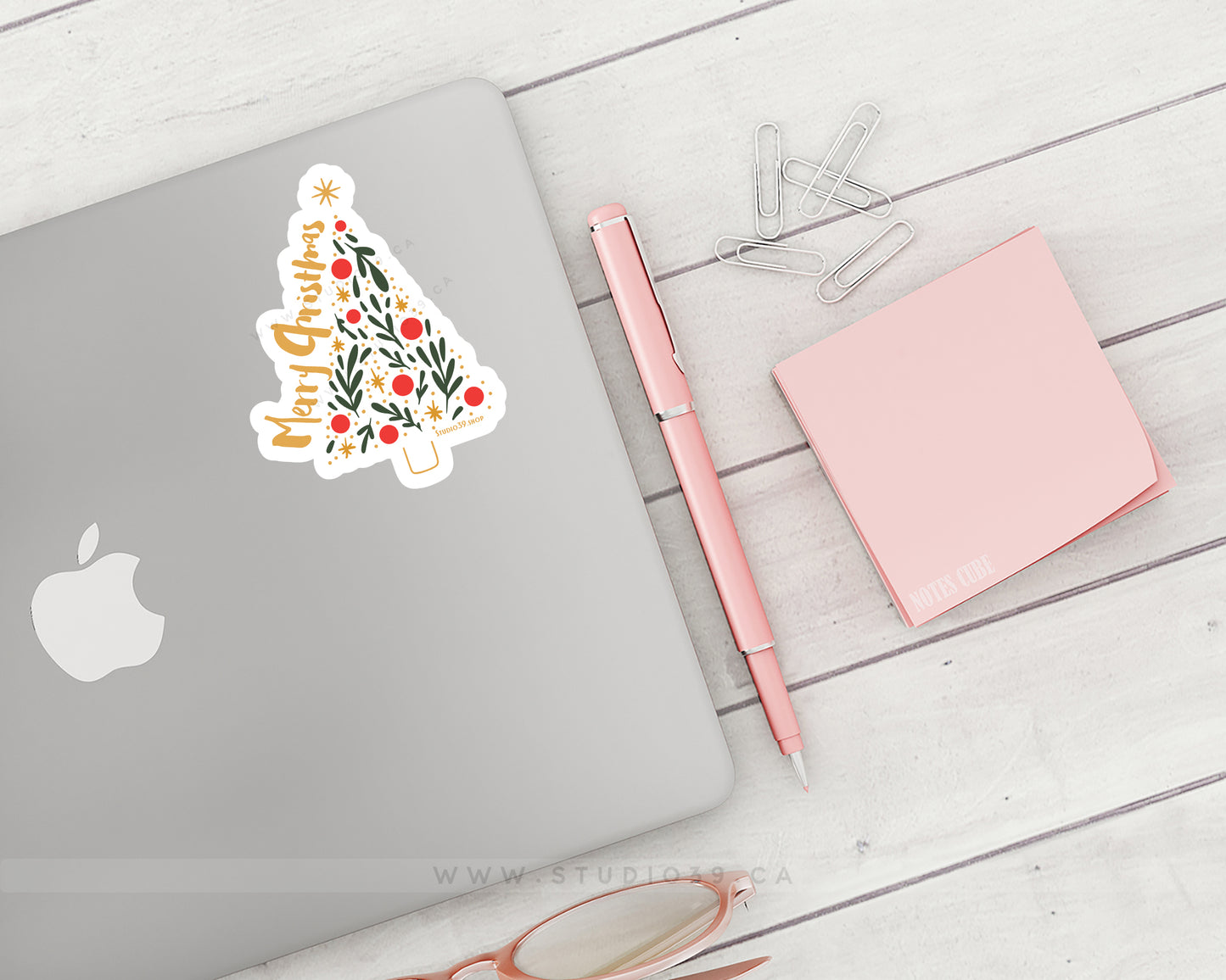 Christmas Tree Sticker Vinyl, Merry Christmas, Christmas Gift, Sticker Flake, Christmas Decor